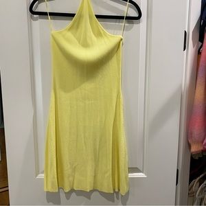 Zara thin strap skater knit dress size medium. Worn once.